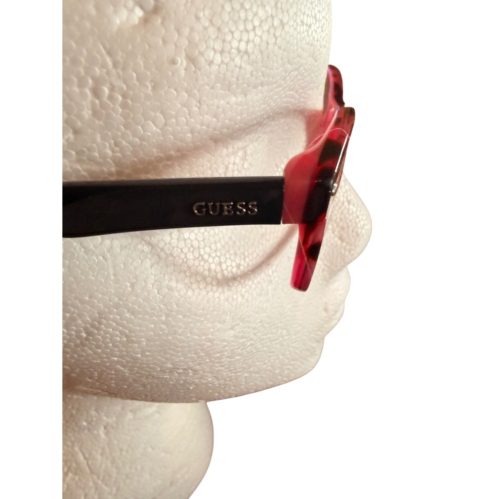 Guess Pink Tortoise Black Rectangular Eyeglass FR… - image 2